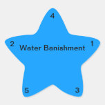 Water Banishment Star Sticker