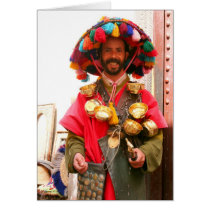 Water bearer - Marrakesh cards by photographs Water bearer - Marrakesh cards
