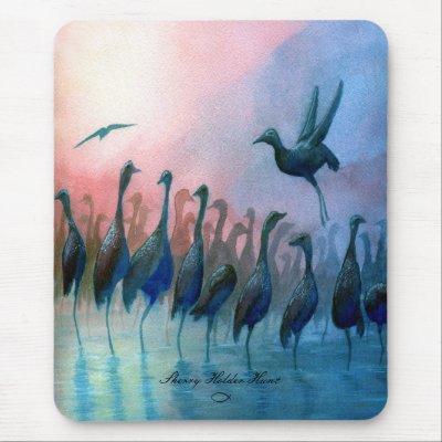 Water Birds Mousepad by SherryHolderHunt
