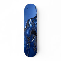 Water board blue skateboards by hirkophoto Water board blue skateboards