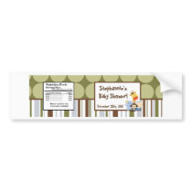 Water Bottle Label Jungle Play Bumper Sticker
