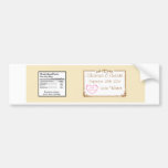 Water Bottle Label Just got Married Couple Bumper Stickers