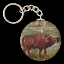 "Water Buffalo Blues" Keychain