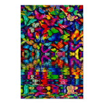 WATER BUTTERFLIES CUSTOM PRINT
