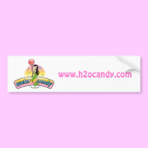 water candy bumper sticker bumper stickers