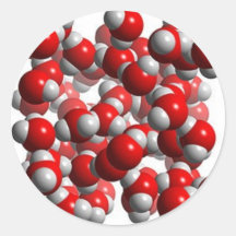 water cells round stickers