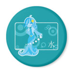 Water Chibi magnets