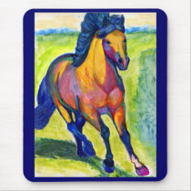 Water Color Horse Mousepad