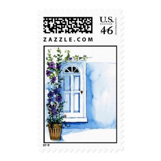 water color postage stamps stamp