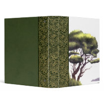 water color tree scrapbook binders