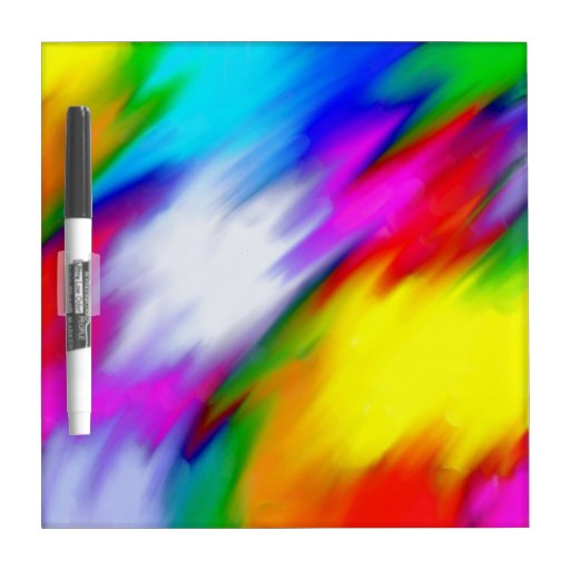 Water Colored DryErase Board Zazzle