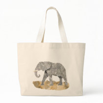 Water Colored Elephant bags