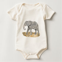 Water Colored Elephant t-shirts