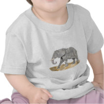 Water Colored Elephant t-shirts
