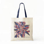 Water Colour Flowers No5 Canvas Bags