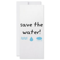 Water Conservation design! rack cards