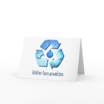 Water Conservation Greeting Card
