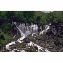 Water Curtains On The Rocks Photo Cut Out