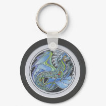 Water Dragon Keychain by smilodonart Water Dragon Keychain