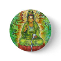 "Water Dragon" Kuan Yin Buton Pins