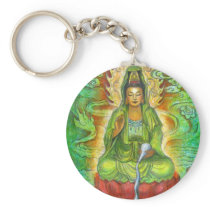 "Water Dragon" Kuan Yin Keychain