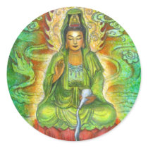 "Water Dragon" Kuan Yin Stickers