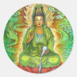 "Water Dragon" Kuan Yin Stickers