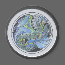 Water Dragon Magnet by smilodonart Water Dragon Magnet