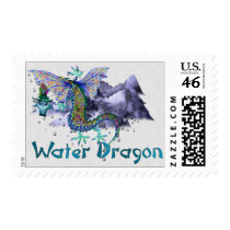 Water Dragon Postage Stamp