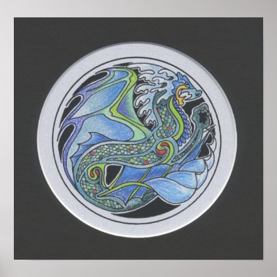 Water Dragon Posters by smilodonart