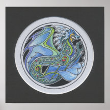 Water Dragon Posters