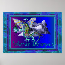 Water Dragon Posters