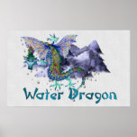 Water Dragon Posters