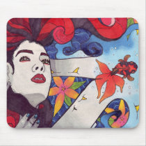 Water Dreams Mouse Pad mousepads by AshleySpatula Water Dreams Mouse Pad mousepads