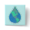Water Drop Earth Button