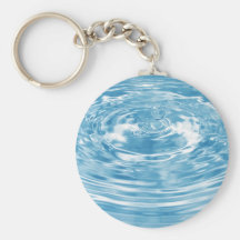 Water drop key chain