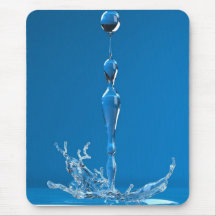 Water drop mousepad