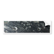 water drop on leaves bumper stickers