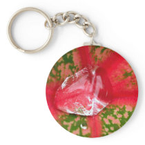 water drop on leaves keychains