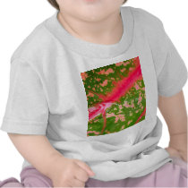 water drop on leaves t-shirts
