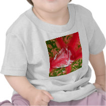 water drop on leaves t-shirts