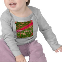 water drop on leaves t-shirts
