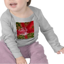 water drop on leaves t-shirts