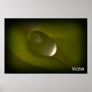 Water Drop Poster 2 print