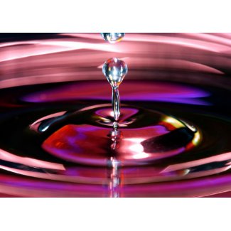 Water Drop - Purple Drop card