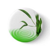 Water drop water ripple bamboo plant  Button
