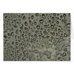 Water droplets greeting card