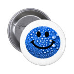 Water droplets smiley buttons