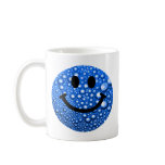 Water droplets smiley mug