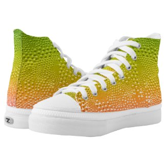 Water Droplets Texture-Colorful Gradient Printed Shoes